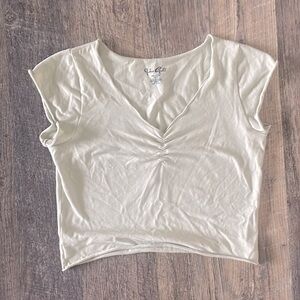 pale green brandy melville gina top
